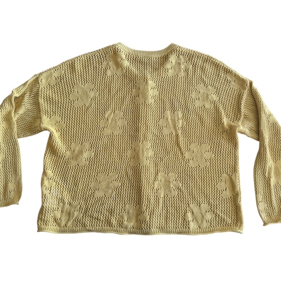 NWT Madewell Floral Open-Stitch Cardigan Sweater - Picture 6 of 7